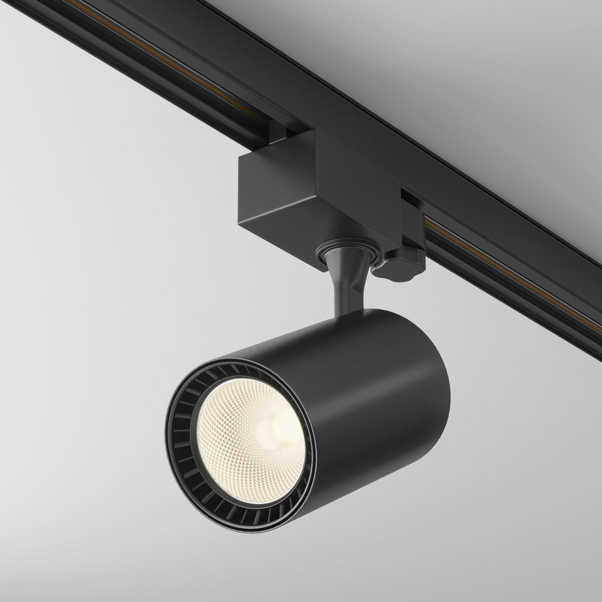 Trinity Vuoro Black Track Lighting - Three Phase System