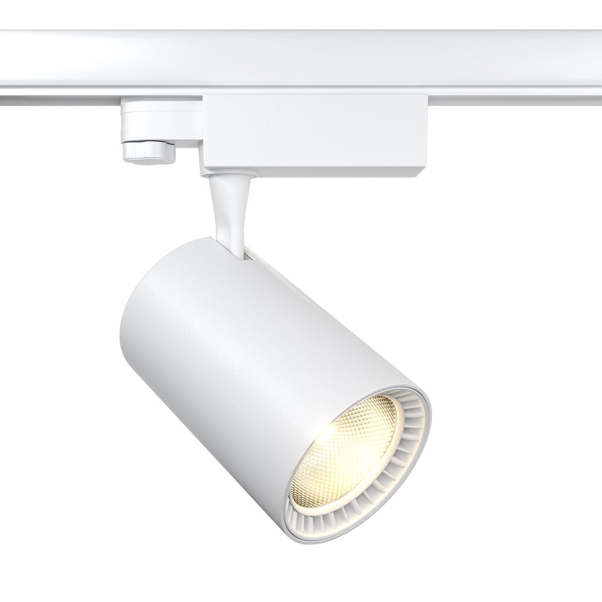 Trinity Vuoro Adjustable White Track Lighting - Three Phase System