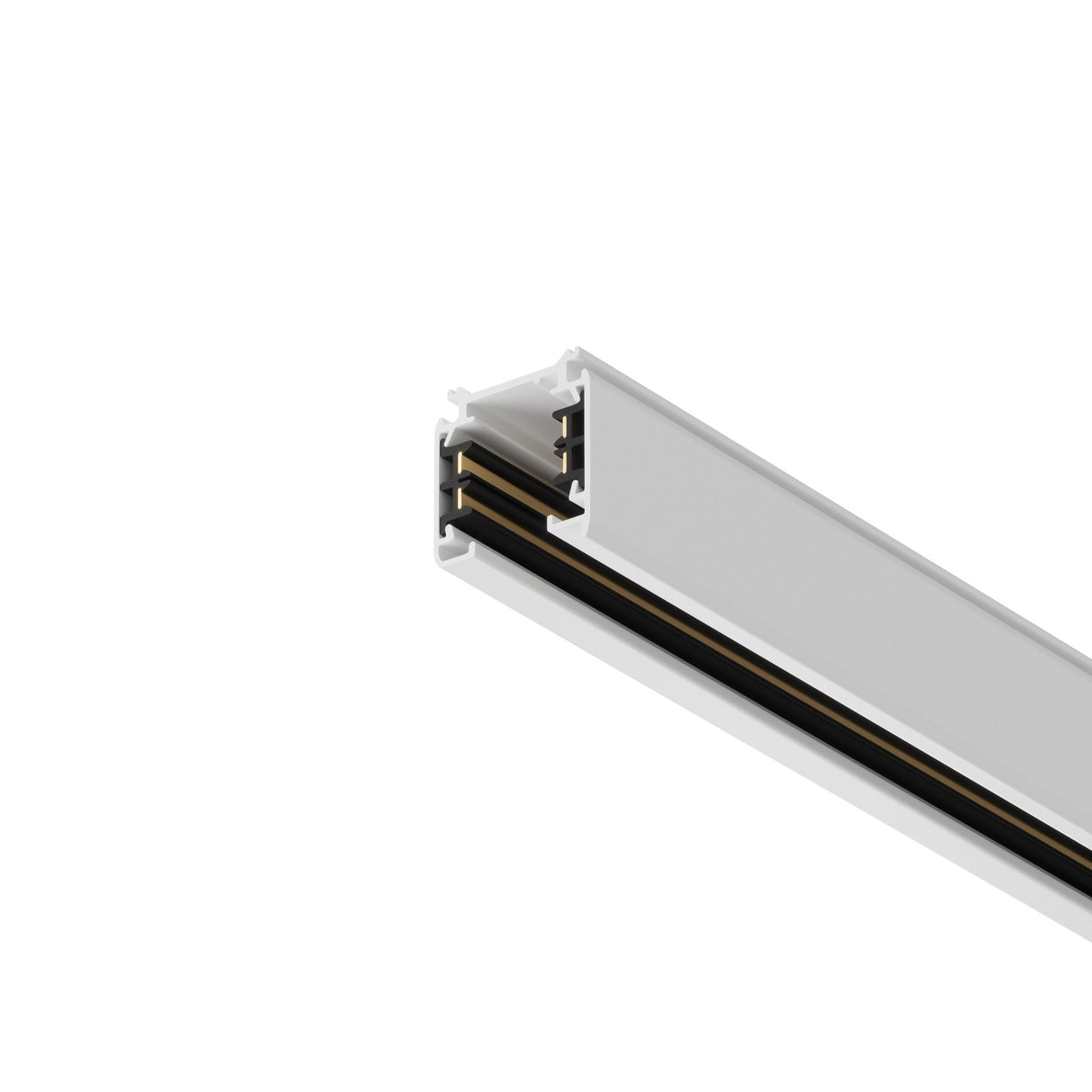 Three-Phase Trinity Track System - White Busbar for Customizable Lighting