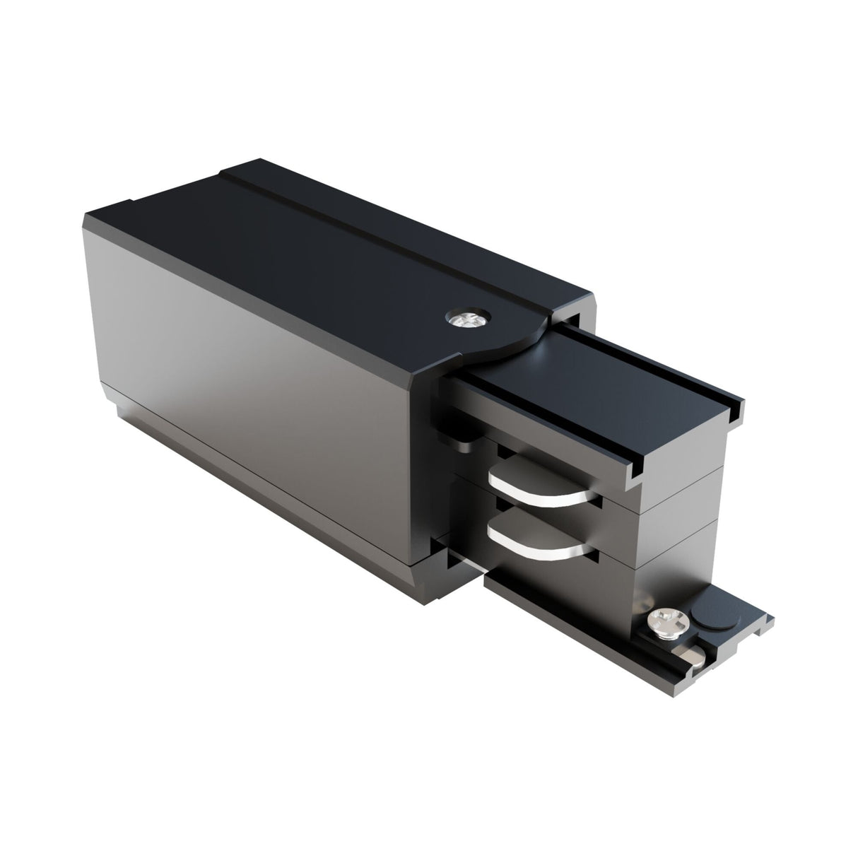 Trinity Track Lighting Accessory - Black, Three Phase Track System Component