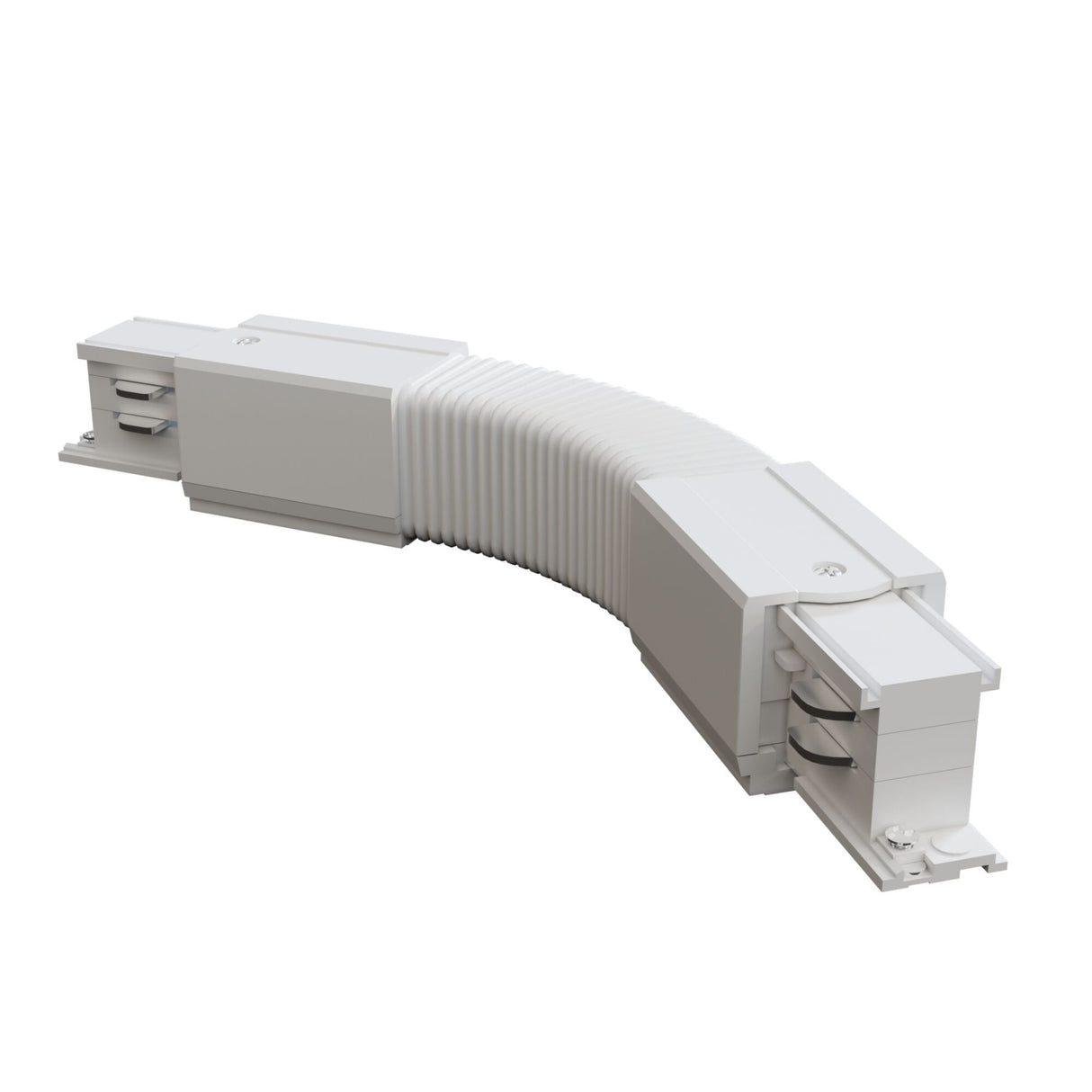 White Track Lighting Accessory for Three Phase Systems - Trinity Collection