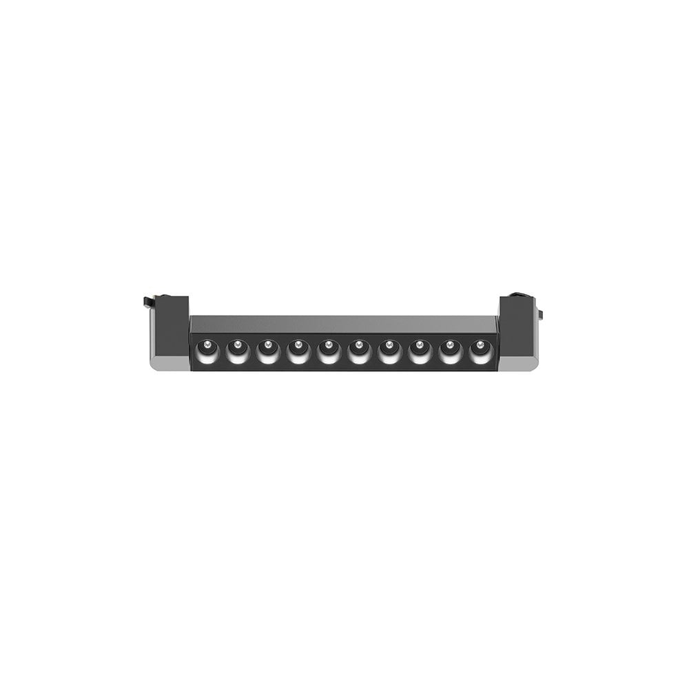 Sleek Black UNITY Points Track Lighting System - Modern 1 Phase Design