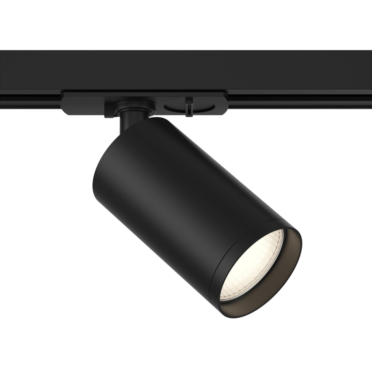 Sleek Black UNITY Focus S Track Light - 1 Phase System
