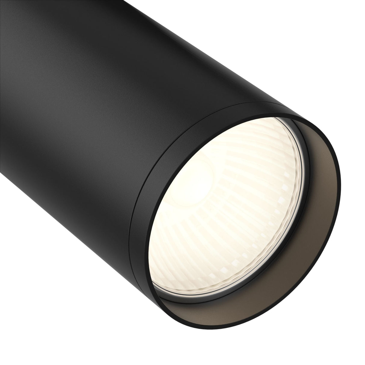 Sleek Black UNITY Focus S Track Light - 1 Phase System