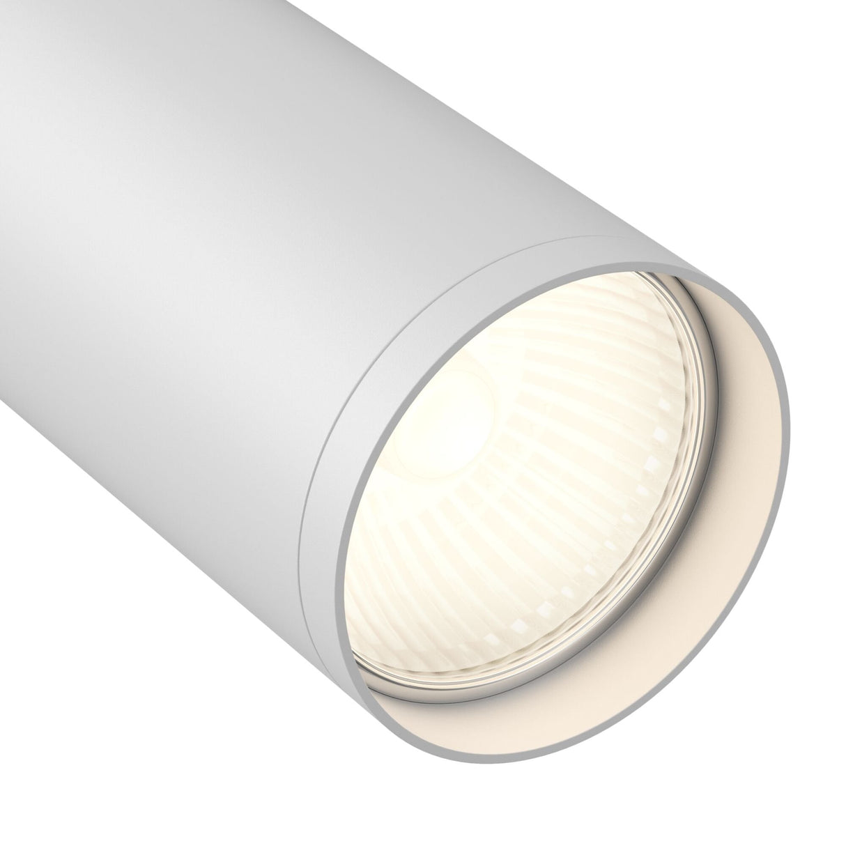 1-Phase Unity Focus S Track Light System - Sleek White Design