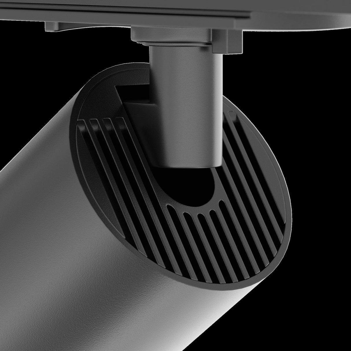 Black UNITY Focus LED Track Light - 1 Phase System