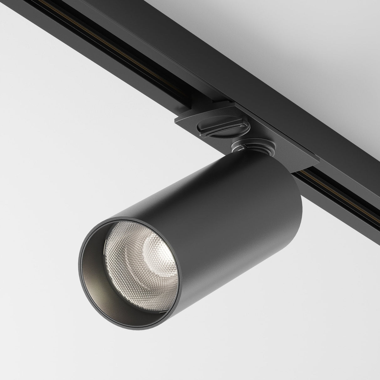 Black UNITY Focus LED Track Lighting - 1 Phase System