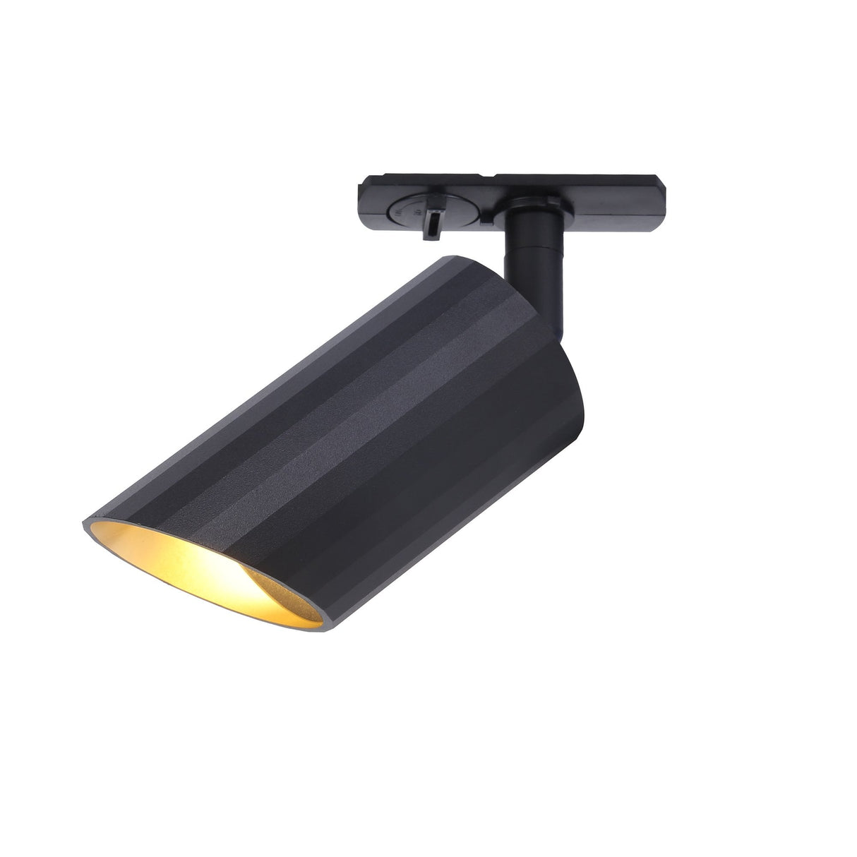 Sleek Black UNITY Lipari Track Light - Modern 1-Phase System