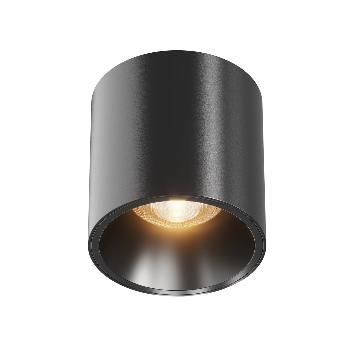 Sleek Black Alfa LED Ceiling Light Fixture