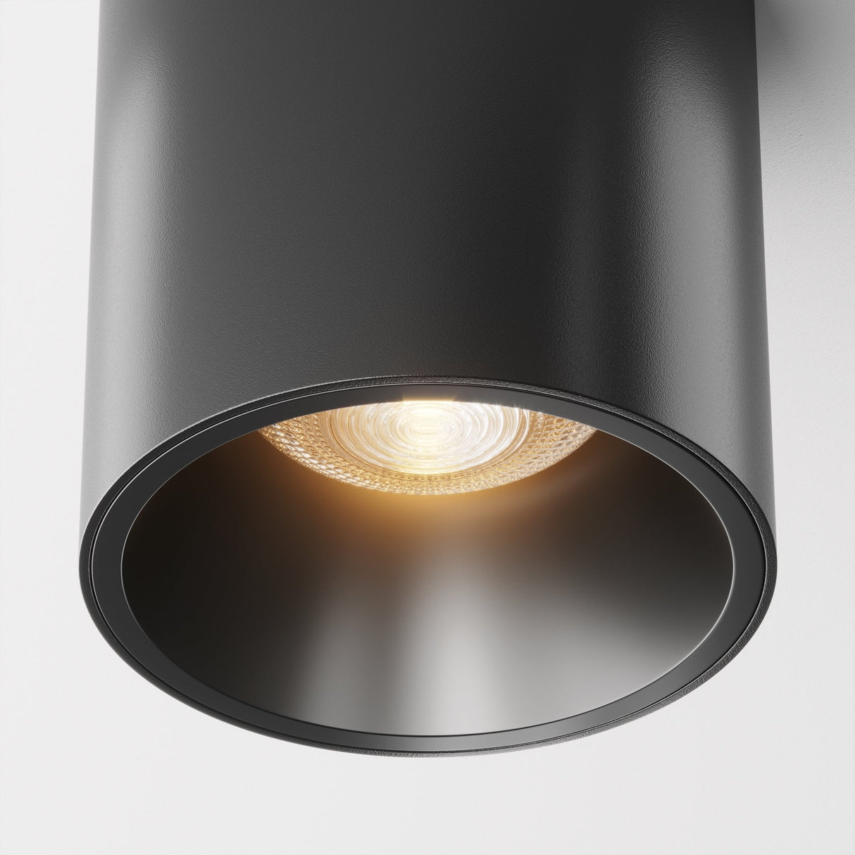Sleek Black Alfa LED Ceiling Light Fixture
