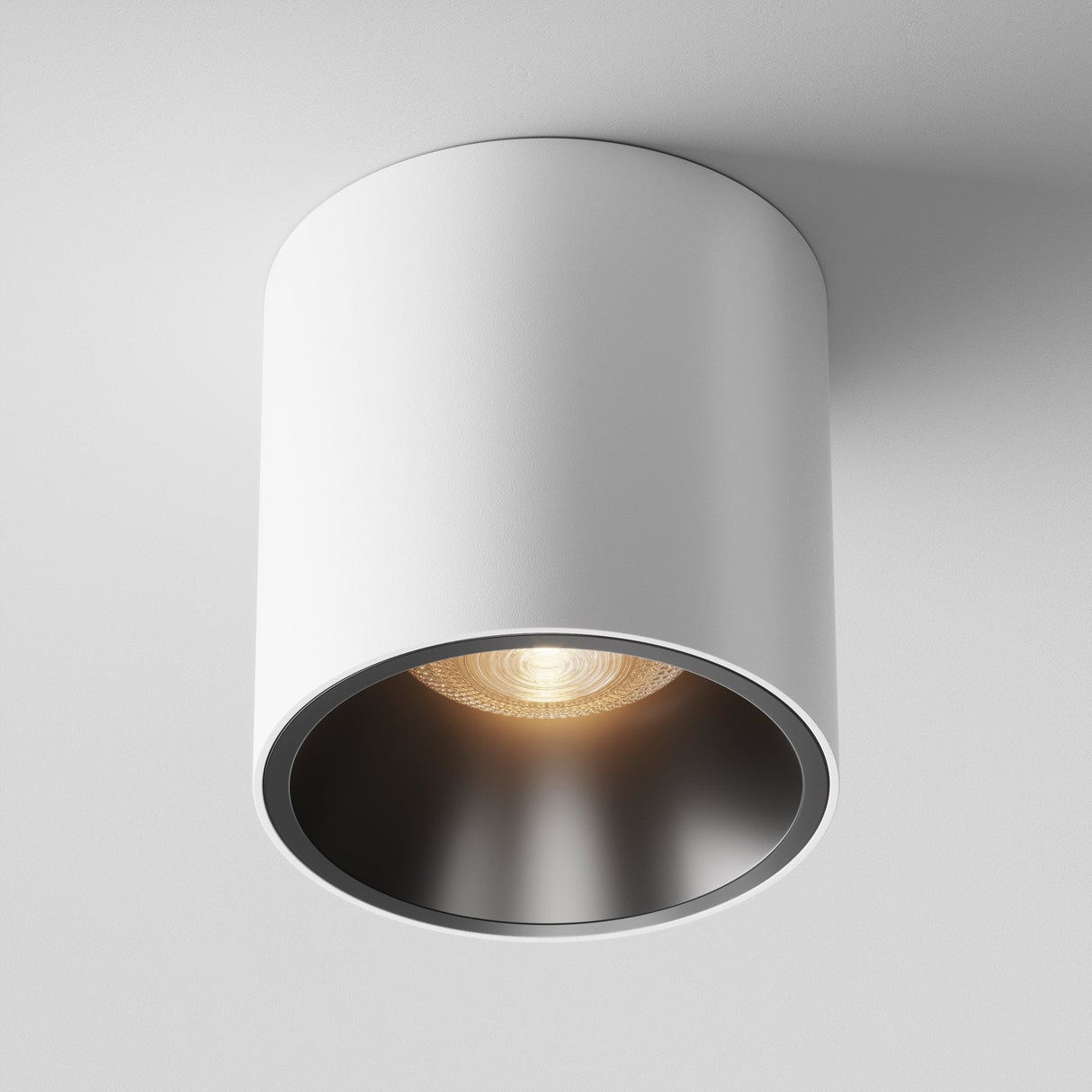 Sleek White Alfa LED Surface-Mounted Ceiling Lamp