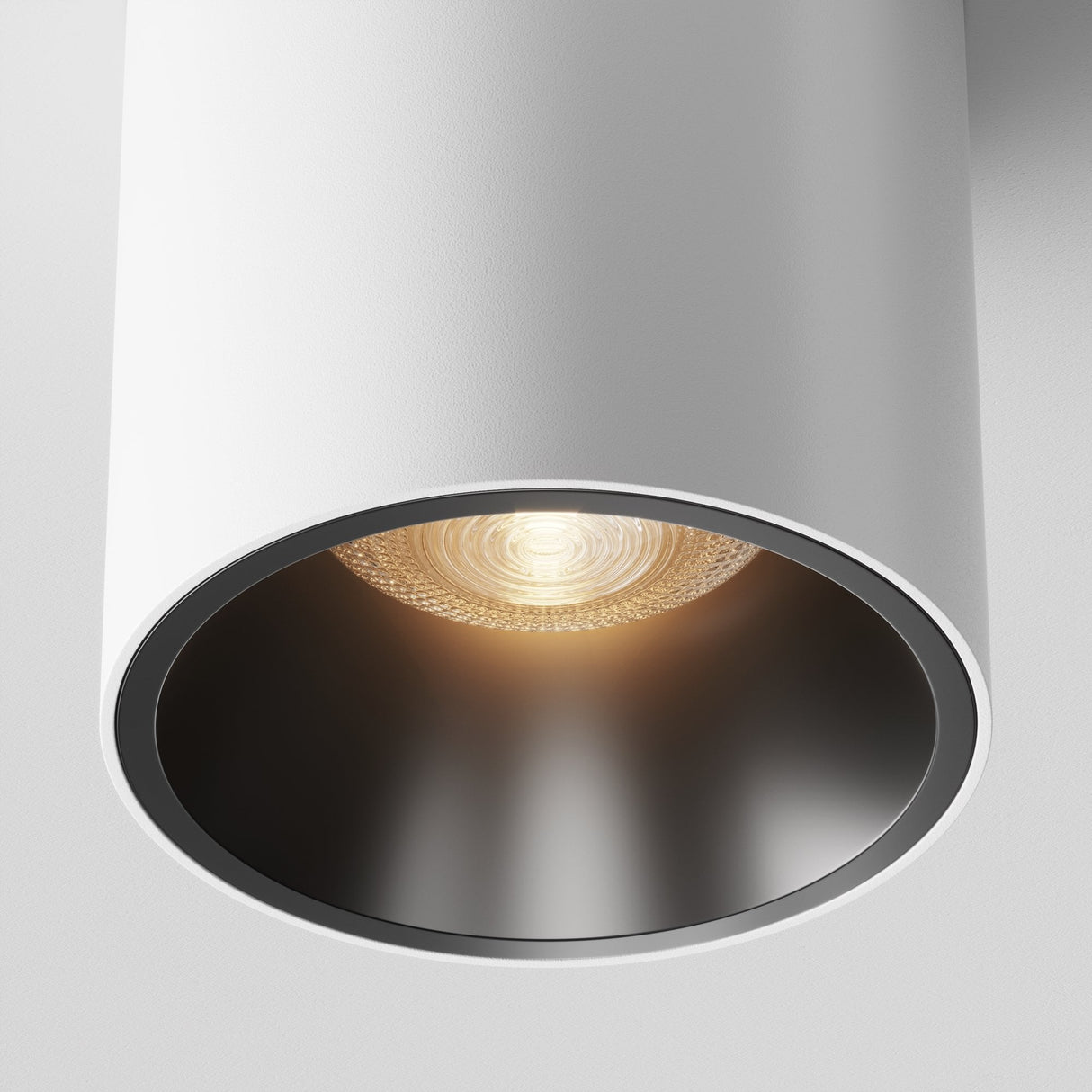 Sleek White Alfa LED Surface-Mounted Ceiling Lamp