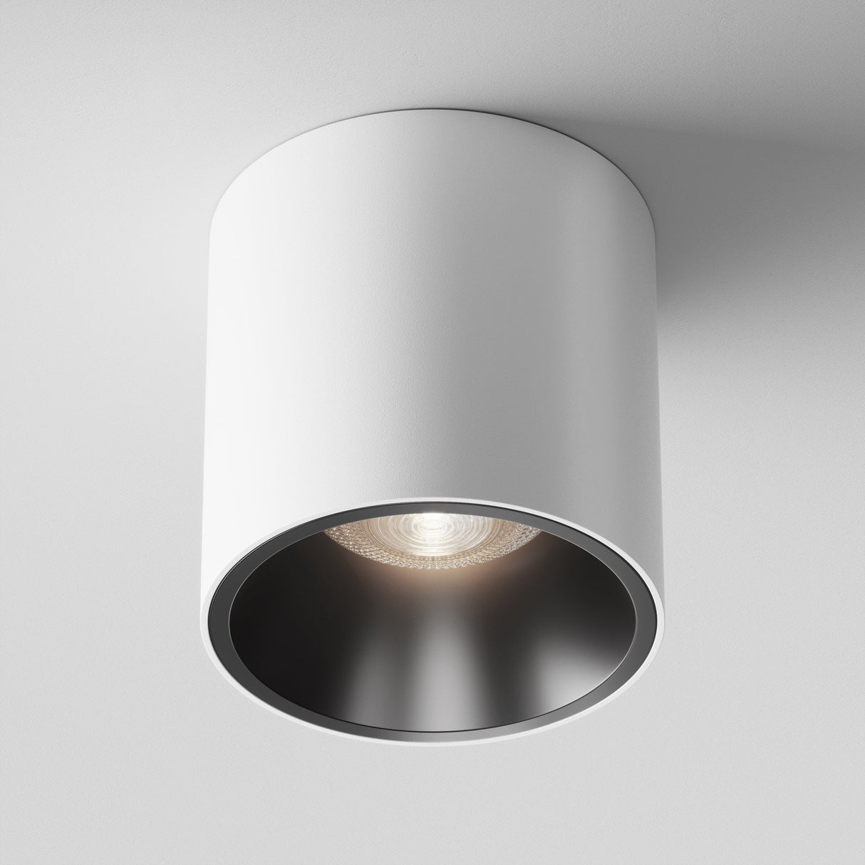 Sleek White Alfa LED Ceiling Lamp