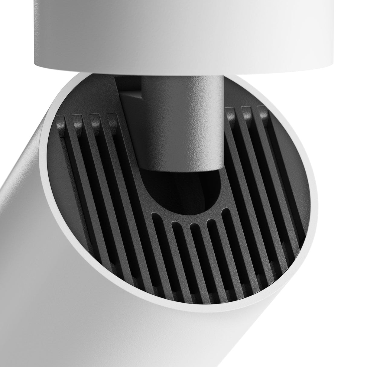 Sleek White FOCUS LED Ceiling Lamp by Maytoni Technical