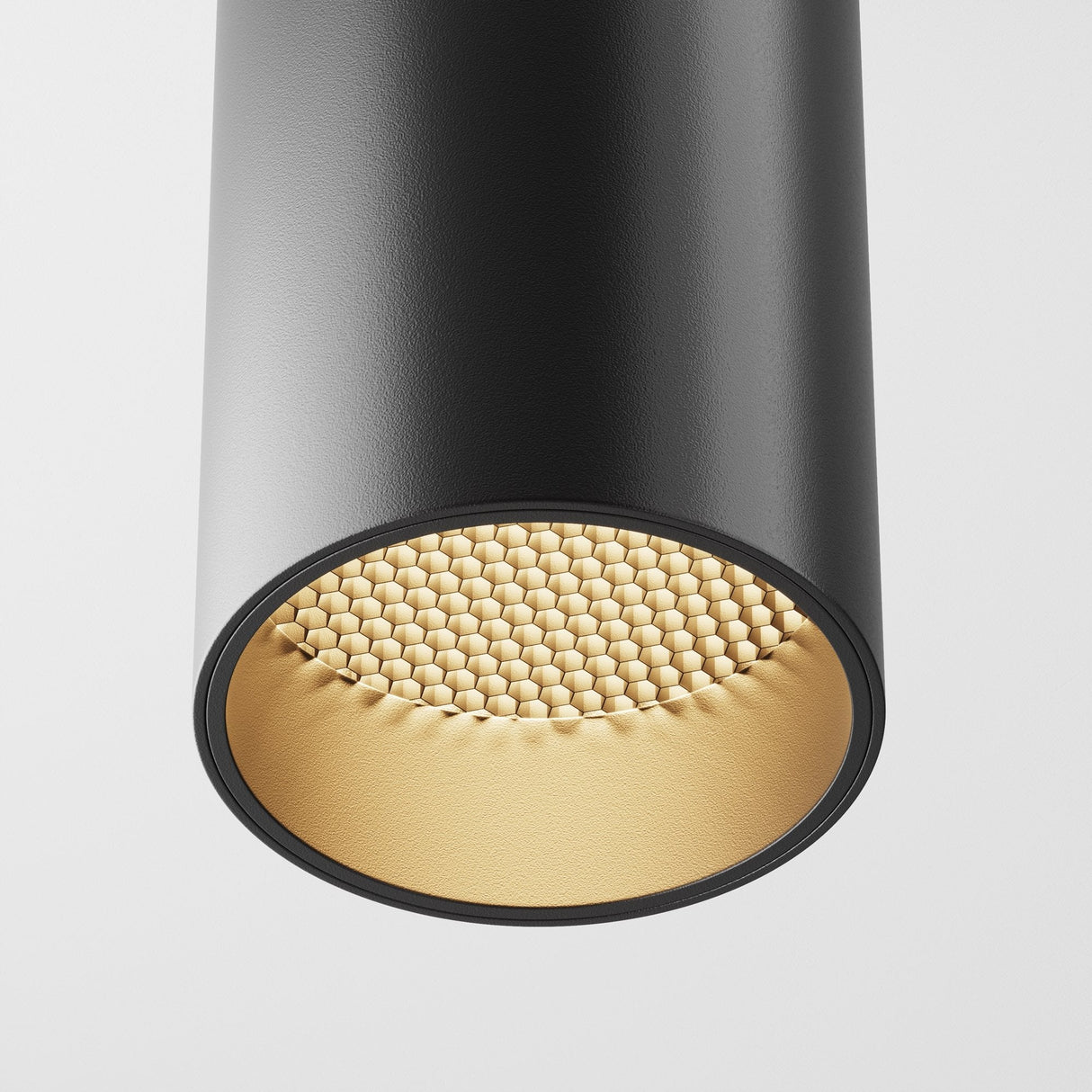 Sleek Black LED Ceiling Light - FOCUS Series
