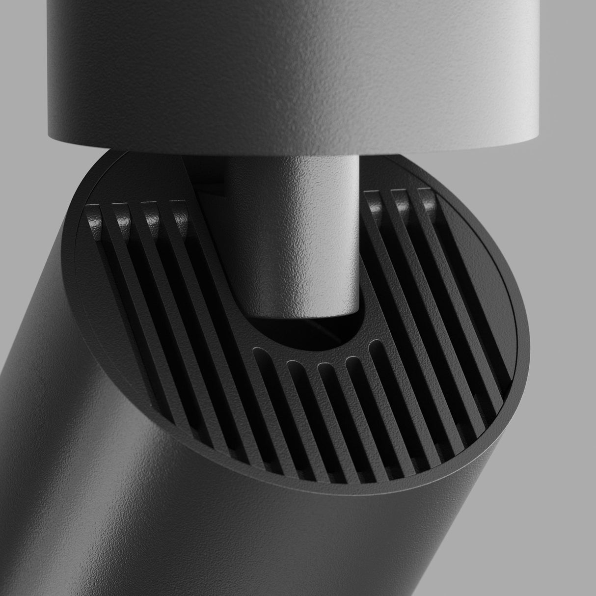 Sleek Black FOCUS S Ceiling Lamp - Modern Elegance in Aluminum