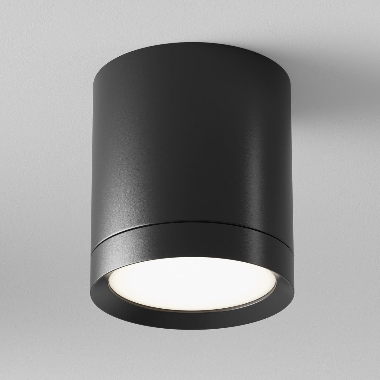 Elegant Black Ceiling & Wall Hoop Light Fixture