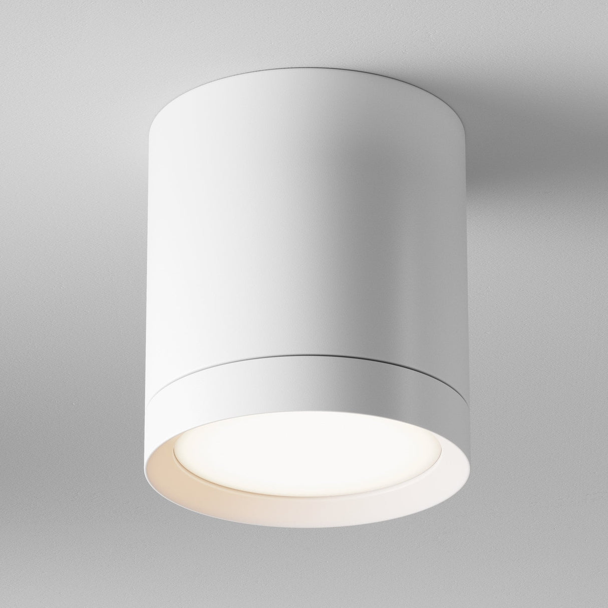 White Hoop Series Ceiling & Wall Lamp - Surface Mounted Aluminum Fixture