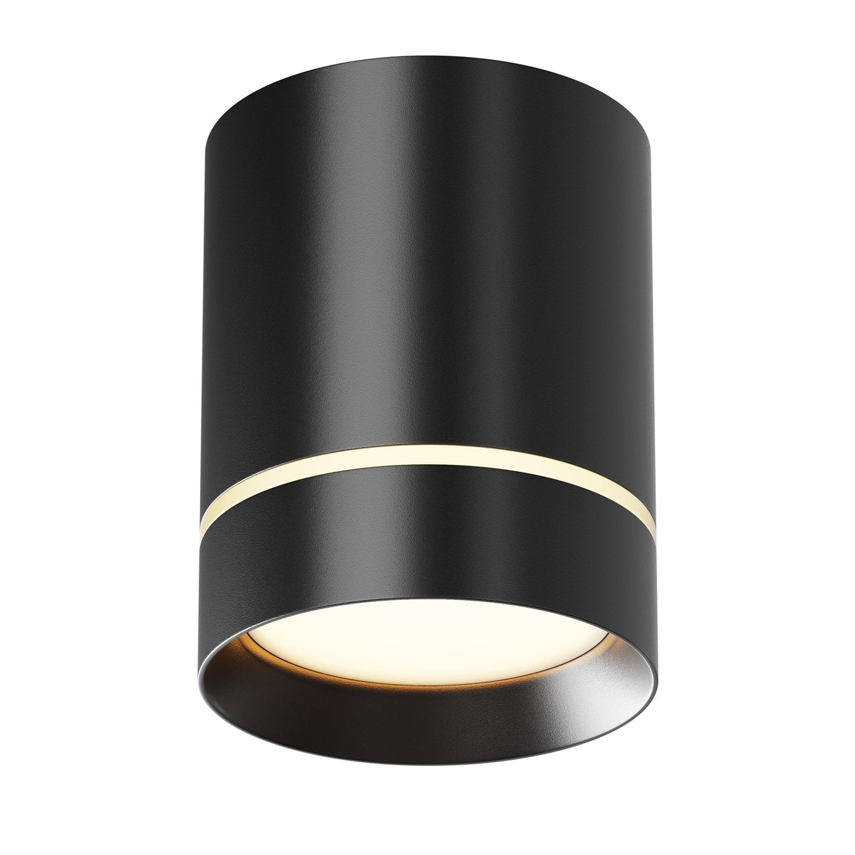 Sleek Black Orlo LED Ceiling Lamp