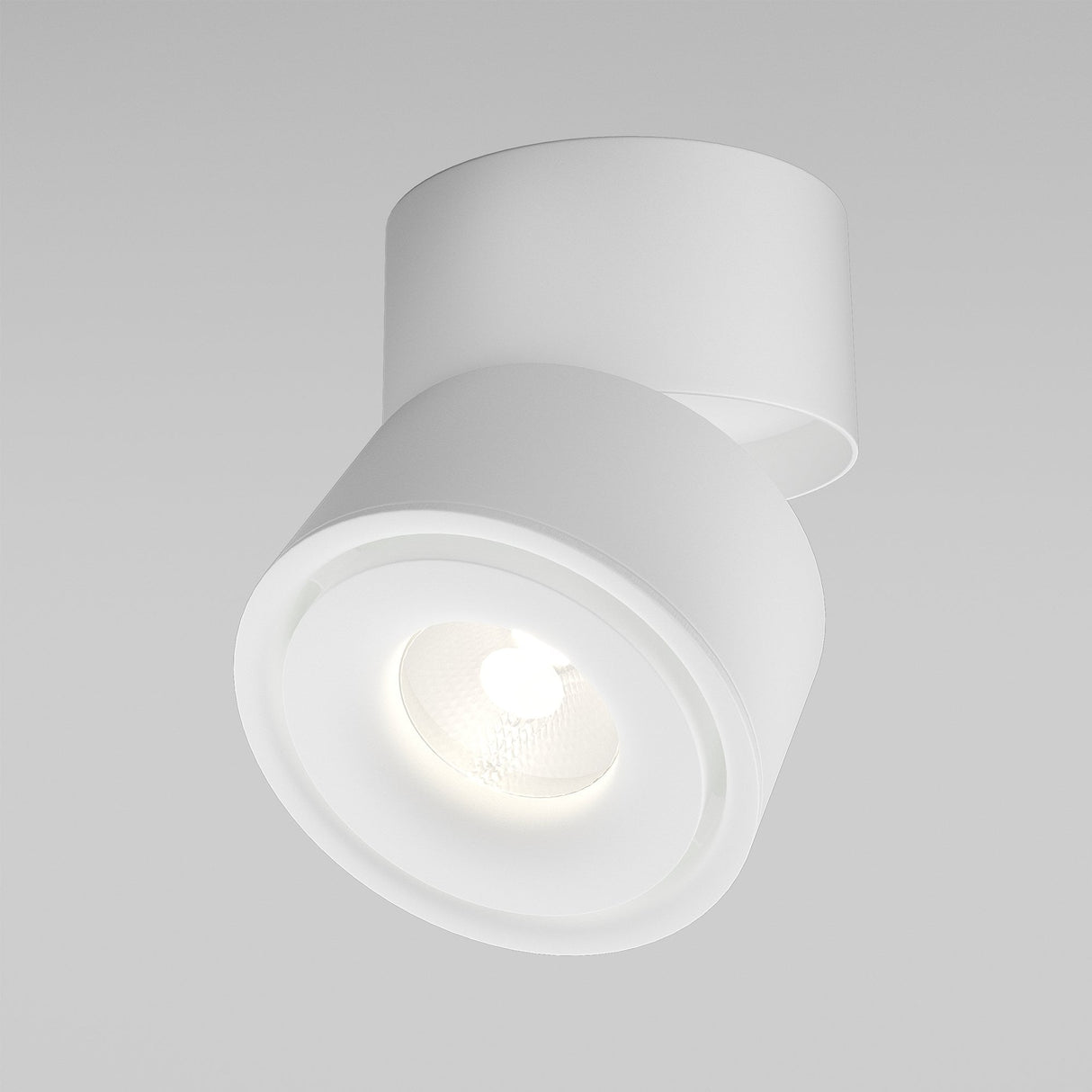 White Yin Series Swivel Ceiling Lamp - Modern LED Design