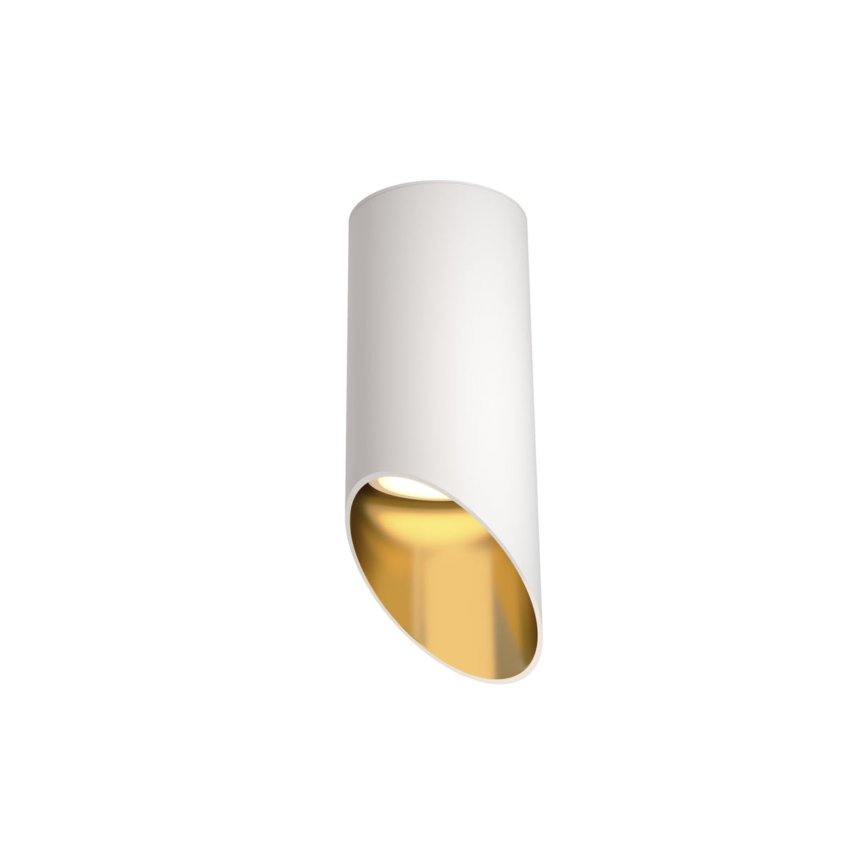 Lipari Series Modern Ceiling Lamp - White and Gold Accents