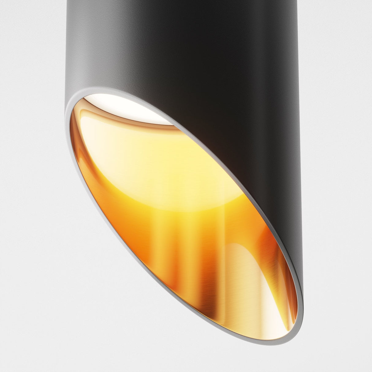 Modern Black and Gold Ceiling Lamp - Lipari Series