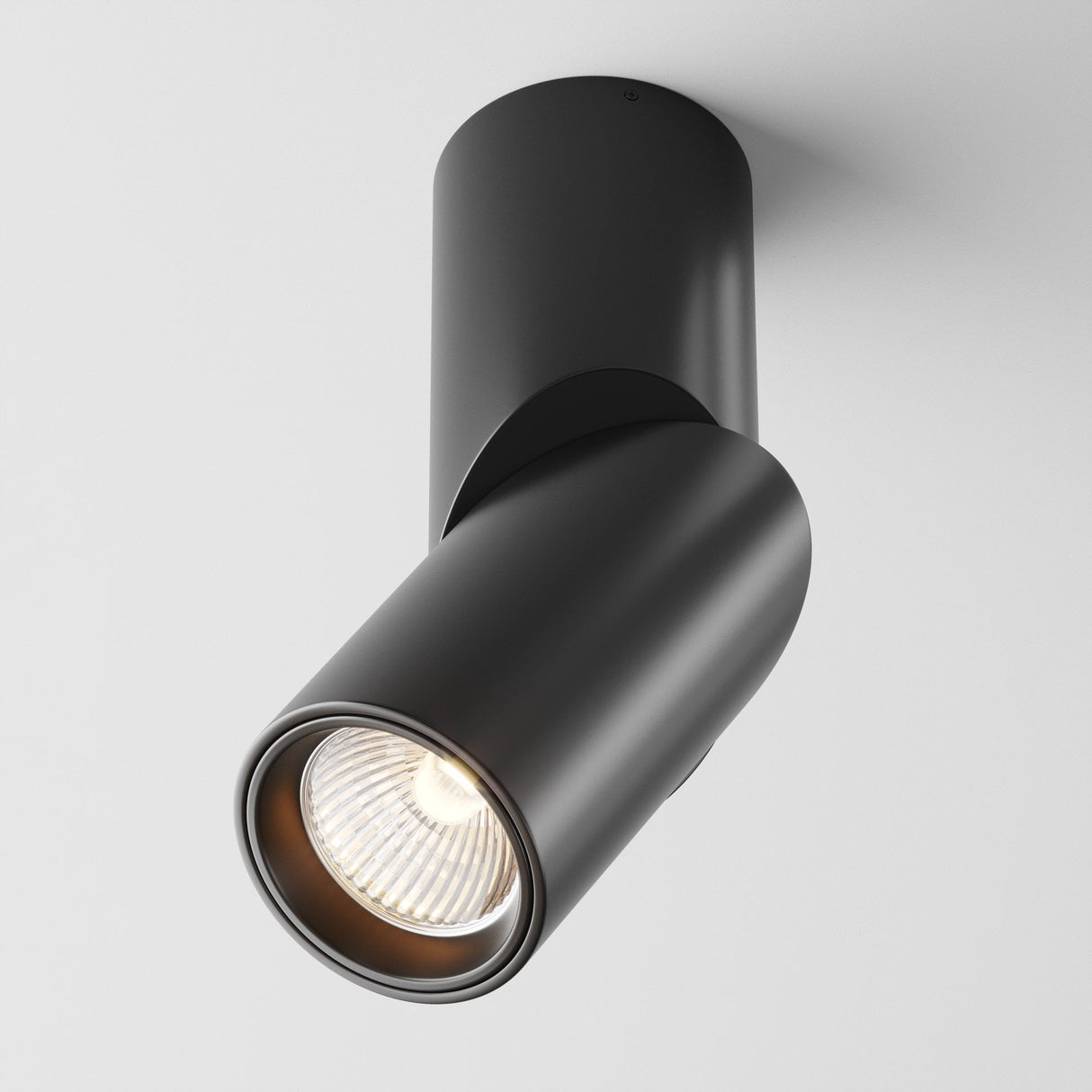 Sleek Black Dafne Ceiling Light - Modern Aluminum Design