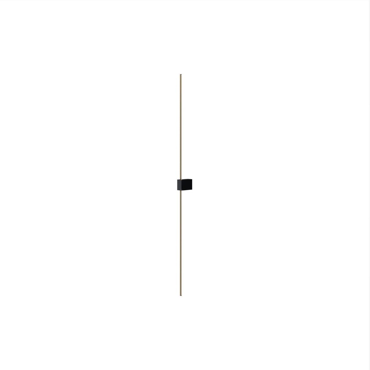 Elegant Black and Gold Wall Lamp - Sleek Minimalist Design