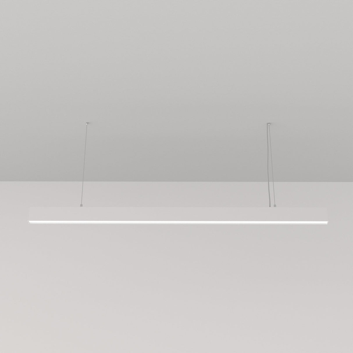 Elegant BASIS White Pendant Lamp - Sleek Aluminum Design