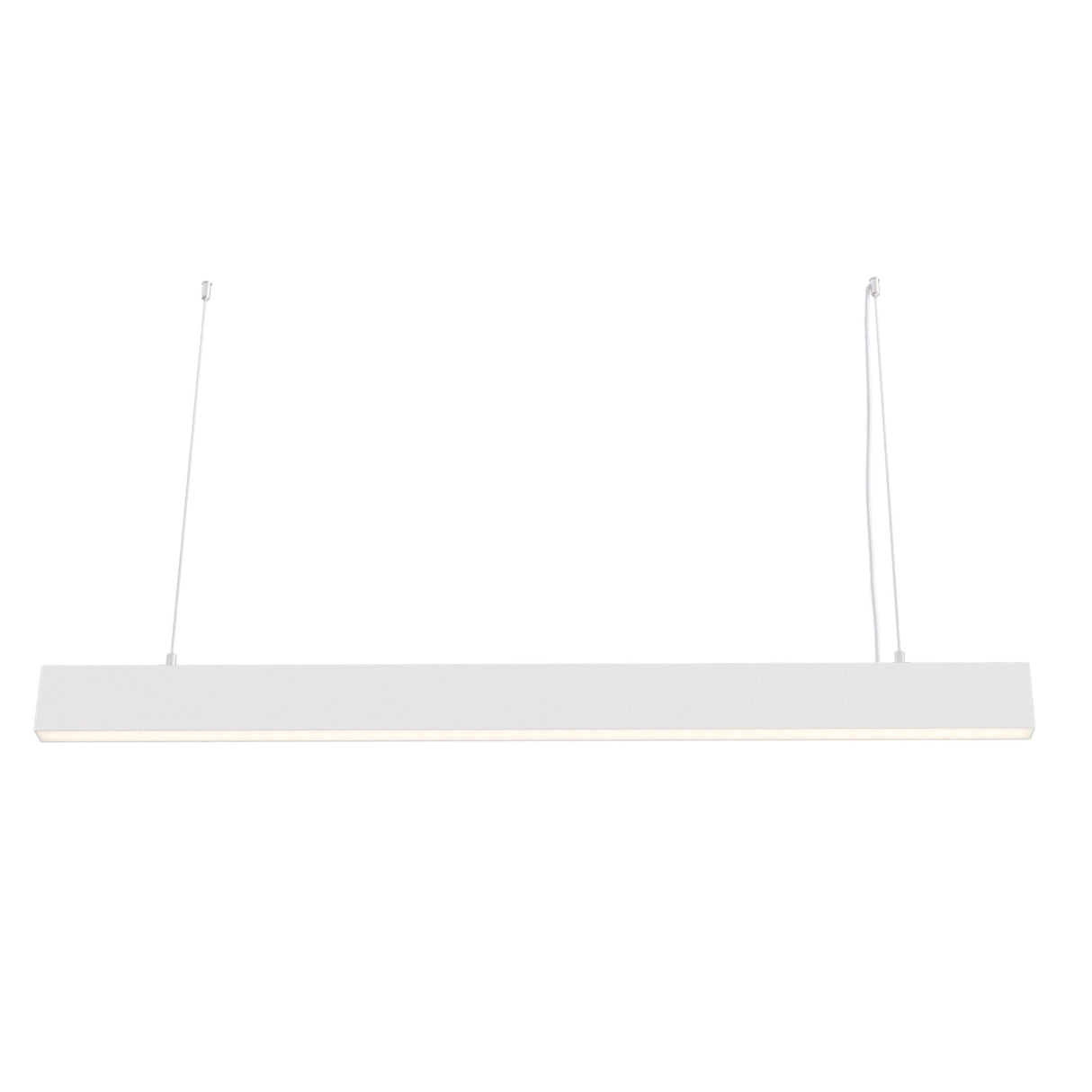 Elegant BASIS White Pendant Lamp - Sleek Aluminum Design