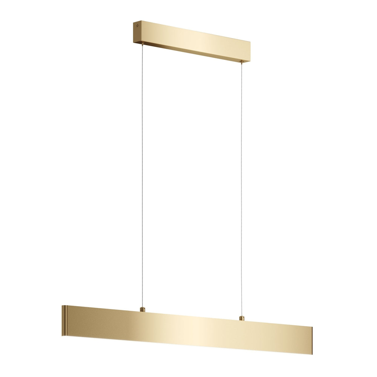 Elegant Gold Step Pendant Lamp with Dual Light Sources