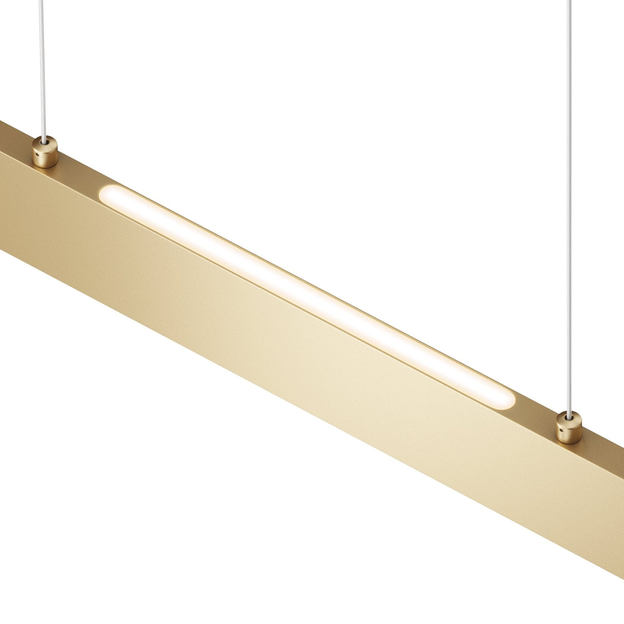 Elegant Gold Step Pendant Lamp with Dual Light Sources
