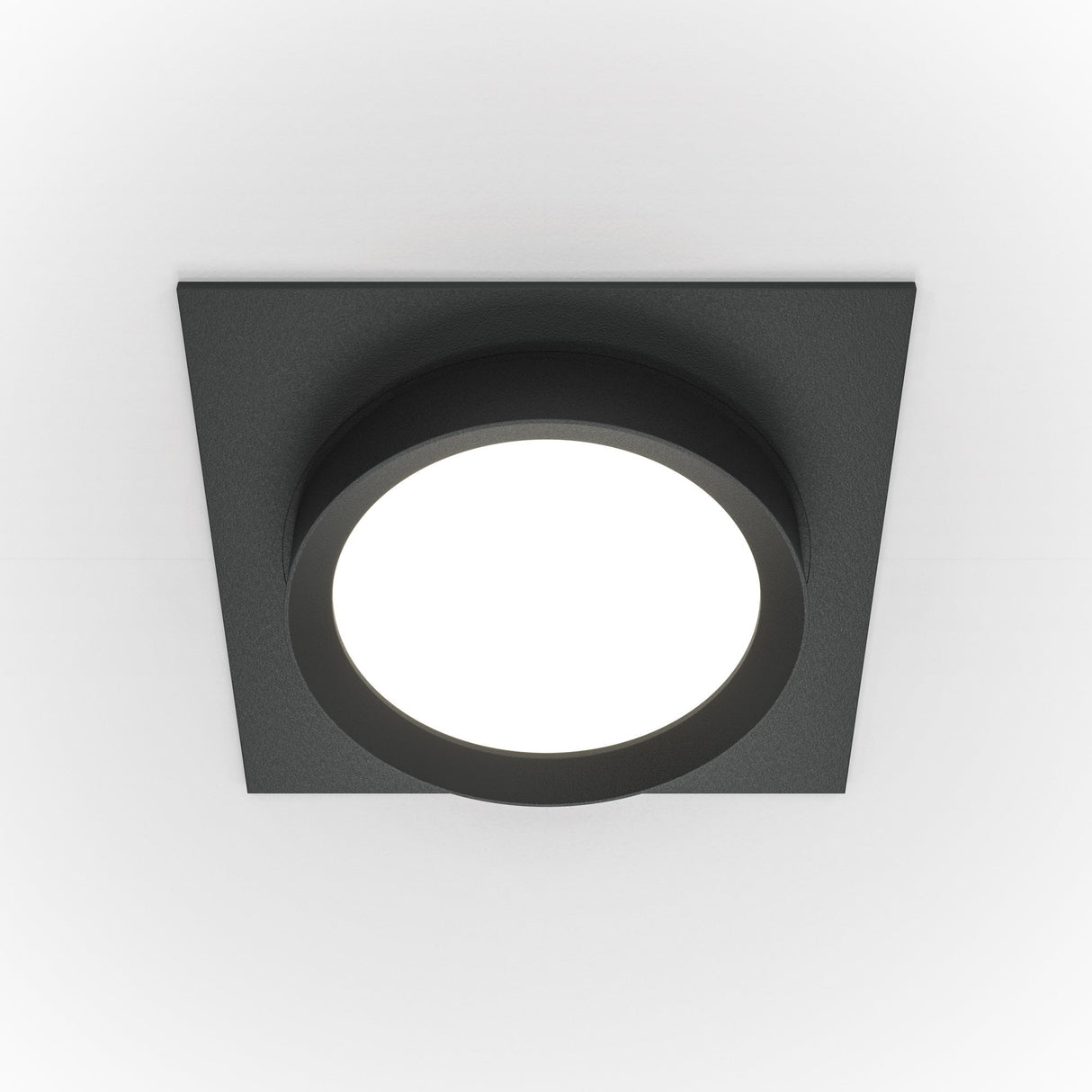 Hoop Series Black Aluminum Recessed Downlight