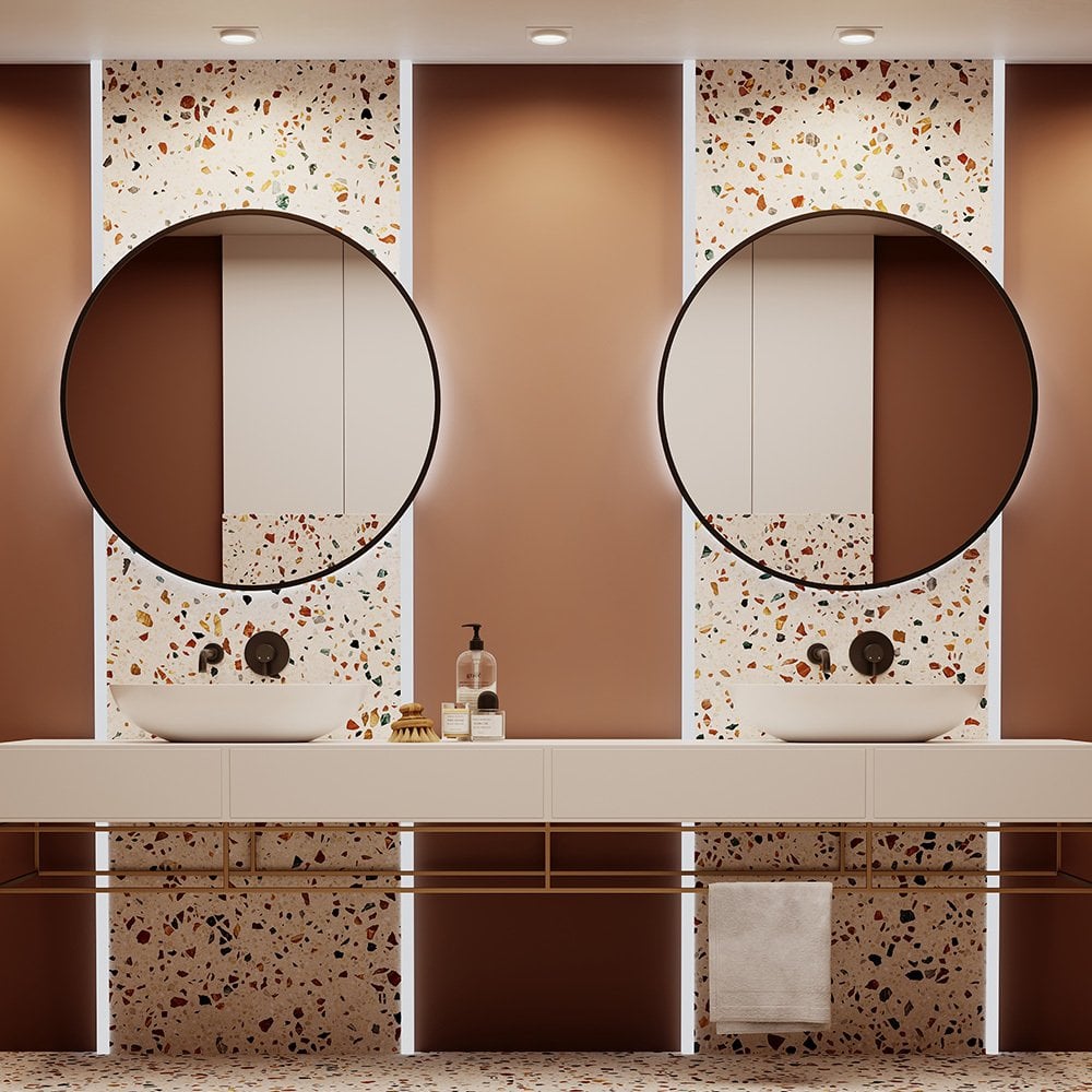 Sleek White Aluminum Recessed Hoop Downlight