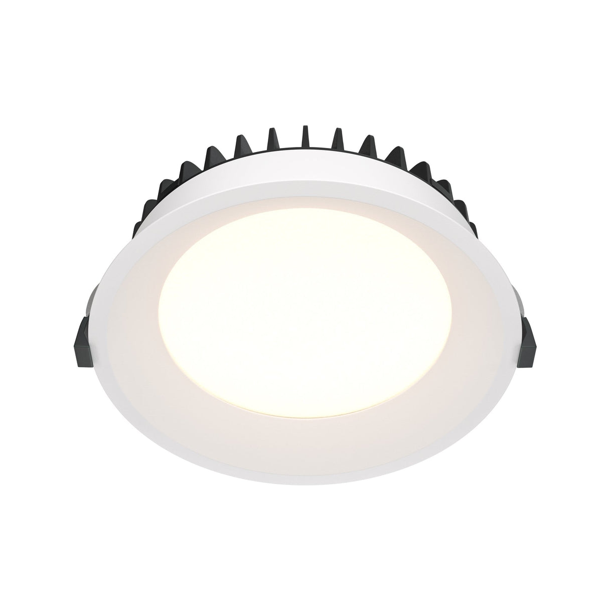 Sleek White Okno Downlight - Modern Recessed Lighting