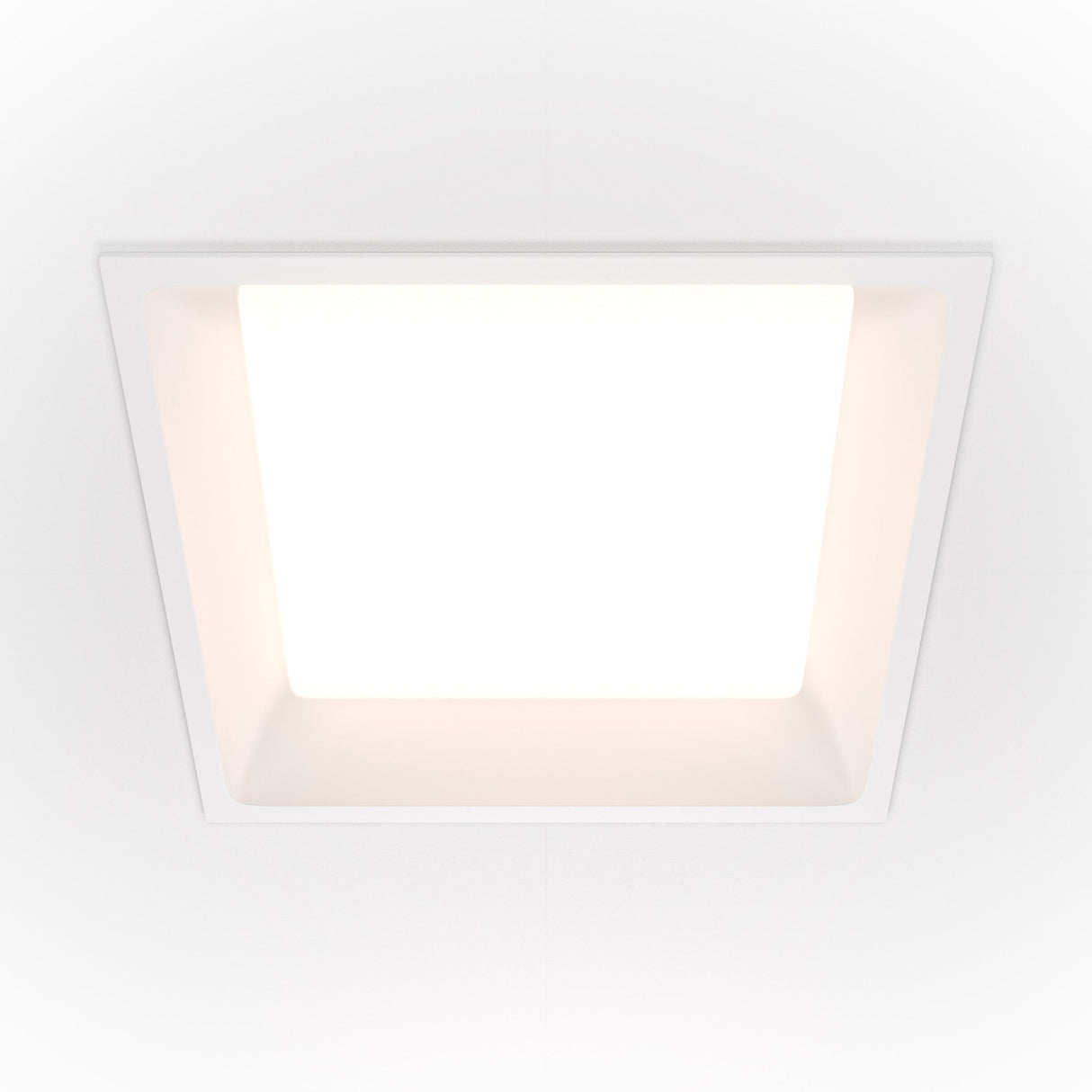 Sleek White Okno Recessed Downlight