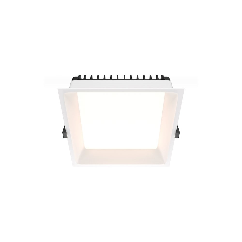 Sleek White Okno Recessed Downlight