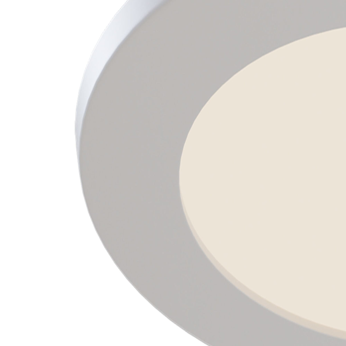 Sleek White Stockton LED Downlight - Adjustable Temperature
