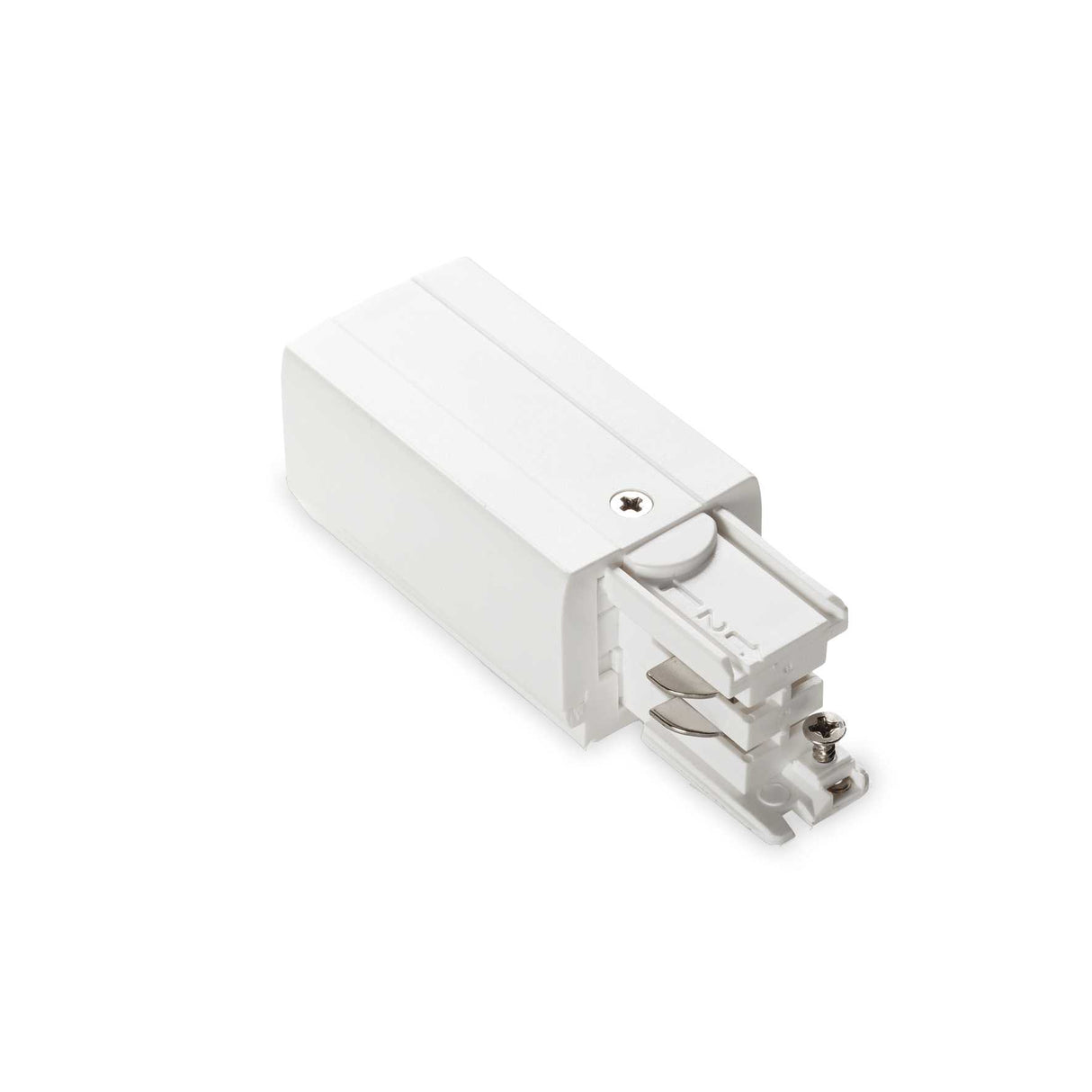 Seamless White End Connector with On-Off Switch