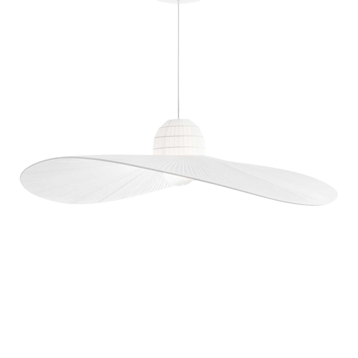Elegant White MADAME Single-Bulb Pendant Light