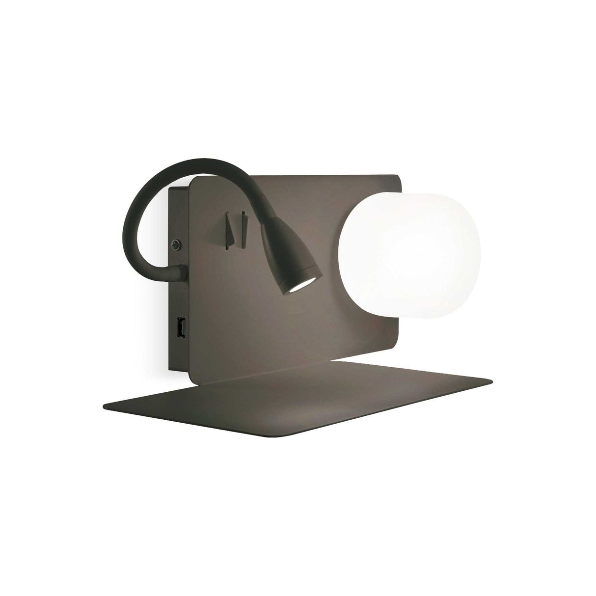Modern Black Wall Lamp - Book Design