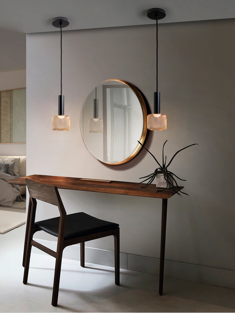 Black and Gold Sincro Pendant Lamp