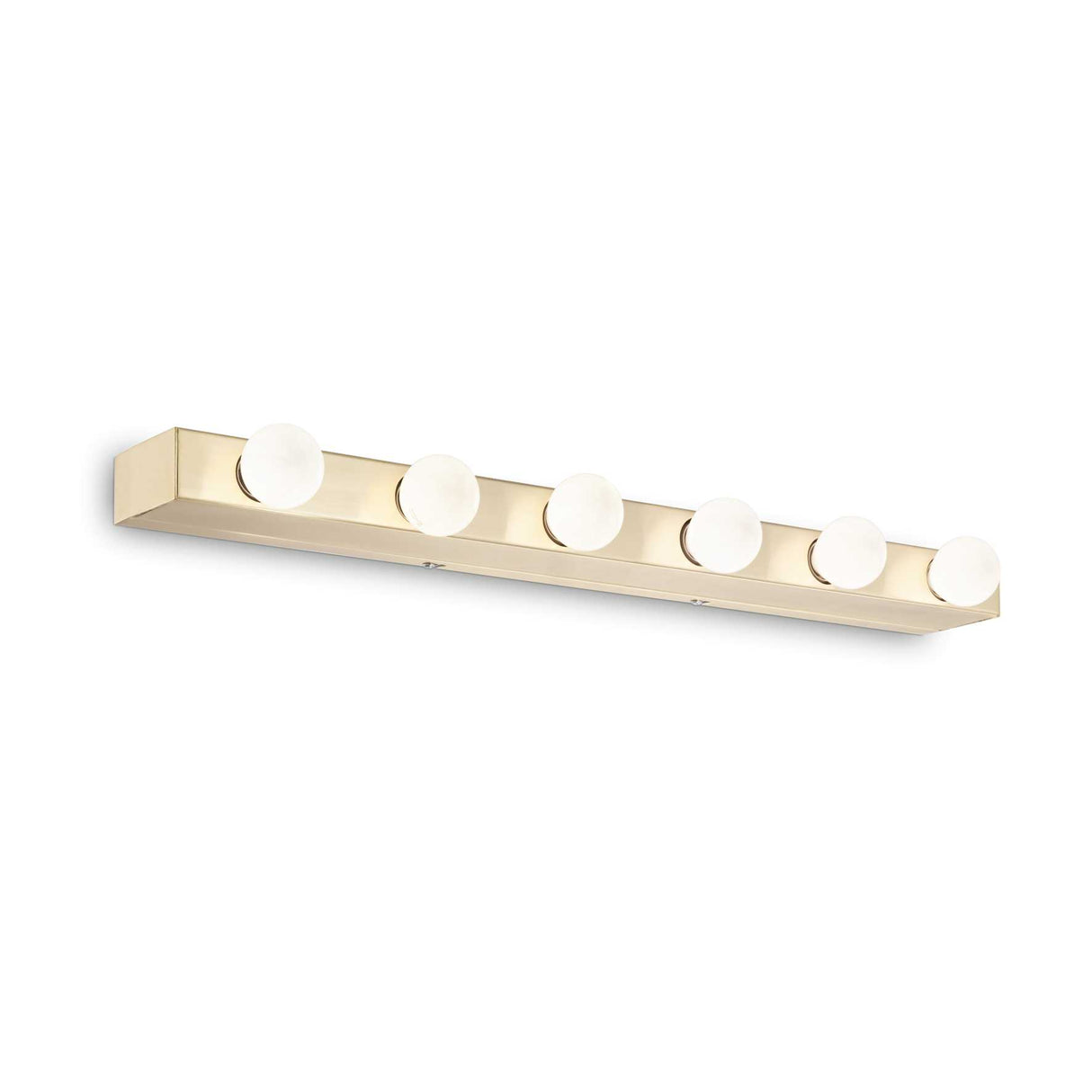 Brass Elegance Wall Light with Six Bulb Design