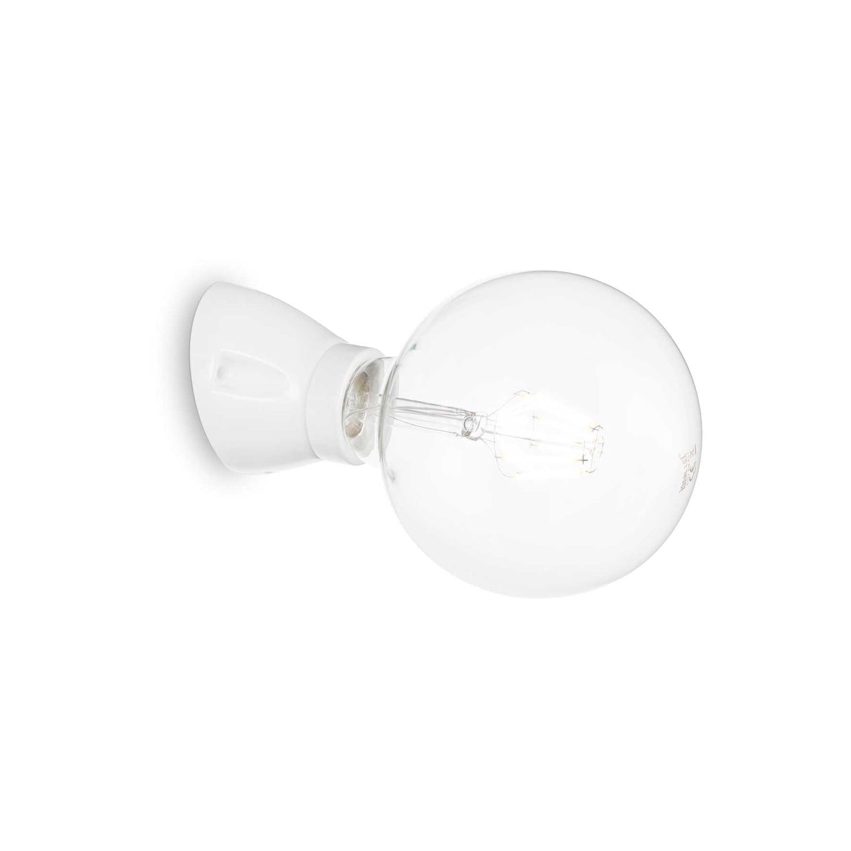 Elegant Single-Bulb White Wall Light - Winery Collection