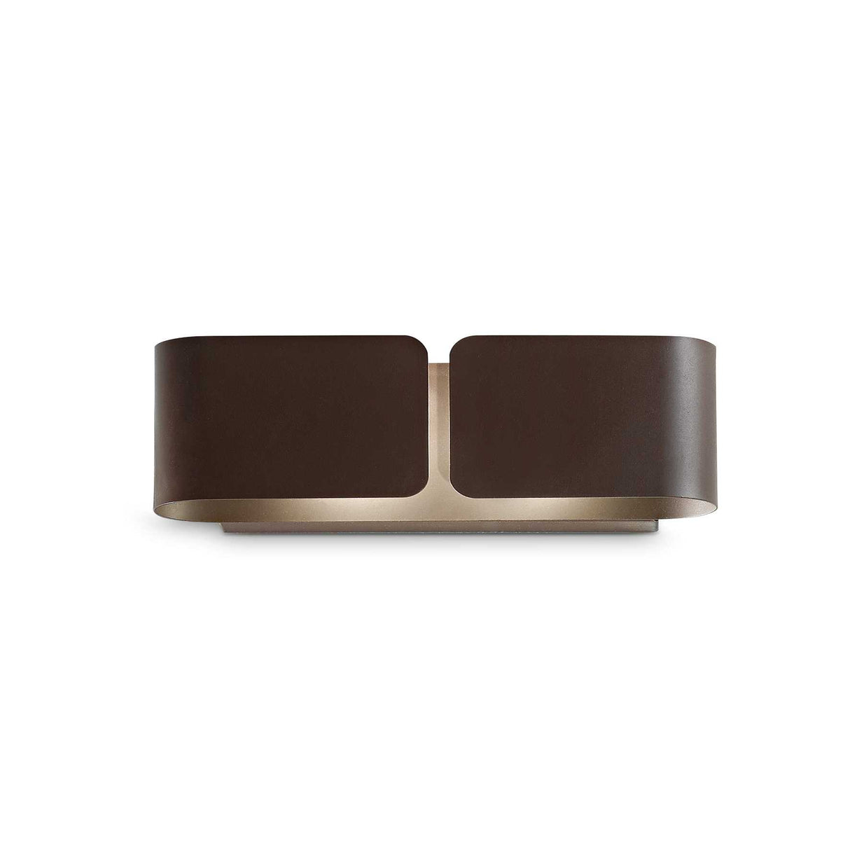 Dual-Bulb Coffee Finish Wall Sconce