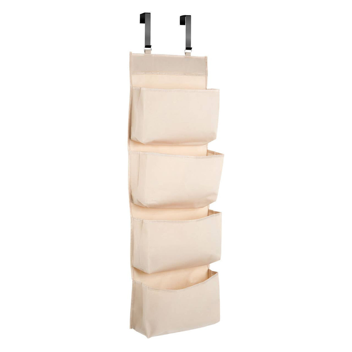 Verti 4 Tier Cream Over Door Hanging Organiser