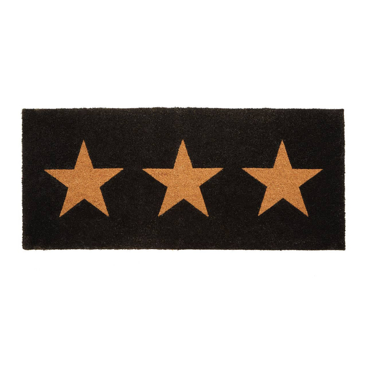 Three Natural Stars Extra Large Doormat