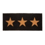 Three Natural Stars Extra Large Doormat