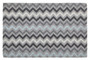 Filta Grey And White Chevron Coir Doormat