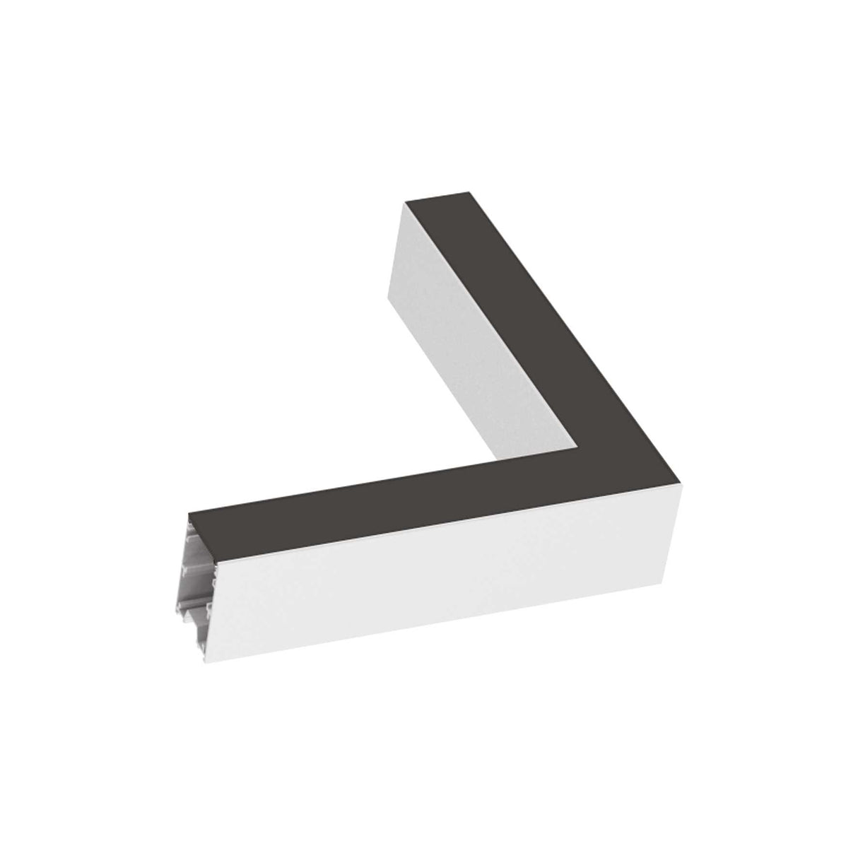 Luminous Corner Elegance in White